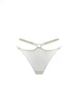 Signature Mesh Harness Thong