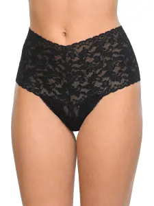 2 Pack Retro Lace Thong(CHAI-BLACK,OS (0-12))