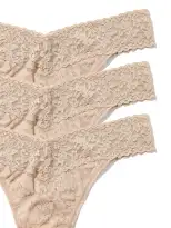 3 Pack Original Rise Thongs Chai(CHAI,OS (4-14))
