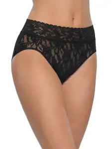 3 Pack Signature Lace French Brief(BLACK/WHITE/CHAI,XS)