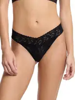 3 Pack Signature Lace® Original Rise Thongs(BLACK/WHITE/CHAI,OS (4-14))