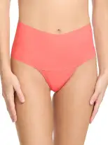 BreatheSoft® High Rise Thong Coral Reef Pink