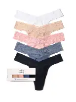 Cotton 5 Pack Original Rise Thongs