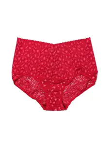 Cross Dyed Leopard Retro V-Kini Berry Sangria Sale