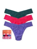 Holiday 3 Pack Signature Lace® Original Rise Thong Sale