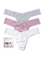 Holiday 3 Pack Supima® Cotton Low Rise Thong Sale
