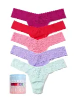 Holiday 5 Pack Signature Lace® Low Rise Thong Sale