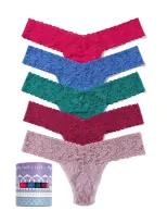 Holiday 5 Pack Signature Lace® Low Rise Thong Sale
