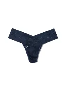 Petite Size Gem Lace Thong Hummingbird Blue Sale(HUMMINGBIRD BLUE,OS)
