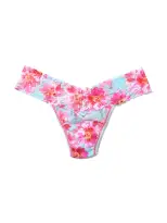 Petite Size Printed Signature Lace® Thong First Bloom(First Bloom,OS (0-4))