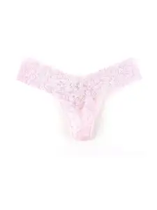 Petite Size Signature Lace® Low Rise Thong Bliss Pink(BLISS PINK,OS (0-4))