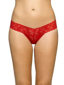 Petite Size Signature Lace® Low Rise Thong Red