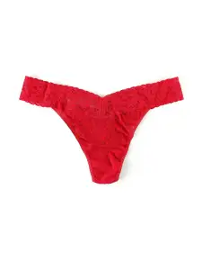 Plus Size Signature Lace® Original Rise Thong Red