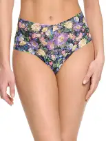 Printed Retro Lace Thong Dream Garden Sale