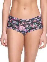 Printed Signature Lace® Boyshort Dark Peonies Sale
