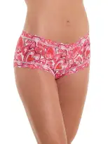 Printed Signature Lace® Boyshort Lots Of Love Sale