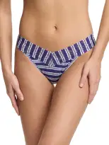 Printed Signature Lace® Original Rise Thong Aligned