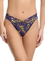 Printed Signature Lace® Original Rise Thong Central Park
