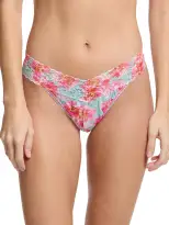 Printed Signature Lace® Original Rise Thong First Bloom