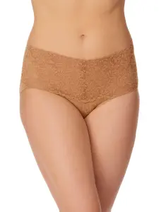 Retro Lace V-Kini Sun Tan