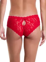 Signature Lace Keyhole Cheeky Red Sale