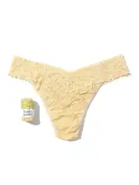 Signature Lace Original Rise Thong Candy Hearts Shortcake Yellow