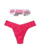 Signature Lace Original Rise Thong Holiday Cracker Morning Glory Pink