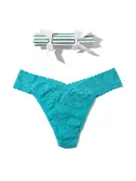 Signature Lace Original Rise Thong Holiday Cracker Seabreeze Sale