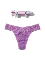 Signature Lace Original Rise Thong Holiday Cracker Venus Purple Sale