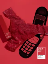 Signature Lace Original Rise Thong | PANTONE 19-1557 Chili Pepper