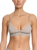 Signature Lace Padded Triangle Bralette Sleep In Grey Sale