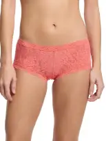 Signature Lace® Boyshort Courageous Coral