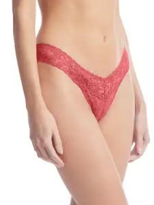 Signature Lace® Low Rise Thong Burnt Sienna Red