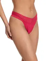 Signature Lace® Original Rise Thong Beet Juice Red