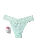Signature Lace® Original Rise Thong Candy Hearts Low Tide Blue