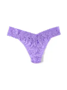 Signature Lace® Original Rise Thong Electric Orchid Purple