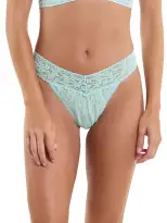 Signature Lace® Original Rise Thong Pistachio