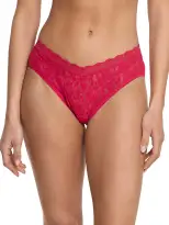 Signature Lace® V-Front High Cut Brief Beet Juice Red Sale
