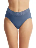 Supima® Cotton French Brief Washed Indigo Blue Sale