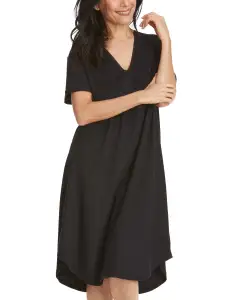 Supima® Cotton Nightshirt Black