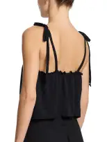 Unwind Ruffle Cami Black(Black,S)