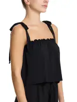 Unwind Ruffle Cami Black(Black,S)