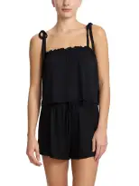 Unwind Ruffle Cami Black(Black,S)