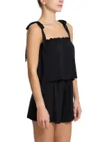 Unwind Ruffle Cami Black(Black,S)