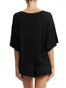 Unwind Tee Black(BLACK,S)