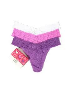 Valentine's Day 3 Pack Original Rise Thongs Sale