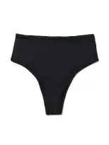 YourFit™ High Rise Thong Black(Black,OS (2-14))