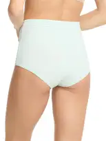 Yourfit™ High Rise Boyshort Crystal Clear Blue(Crystal Clear Blue,OS)