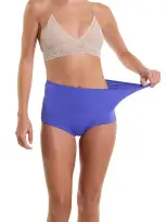 Yourfit™ High Rise Boyshort Violets Are Blue(Violets Are Blue,OS (2-14))