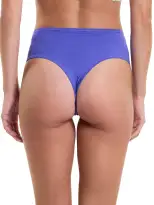 Yourfit™ High Rise Thong Violets Are Blue(Violets Are Blue,OS (2-14))